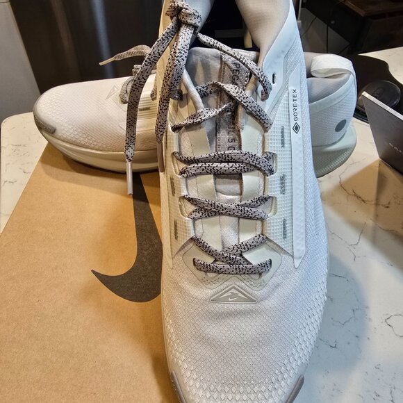 Nike x REACTX Pegasus Trail 5 GTX Gore-Tex SUMMIT WHITE/COLLEGE GREY MEN 13 NEW - Picture 2 of 14